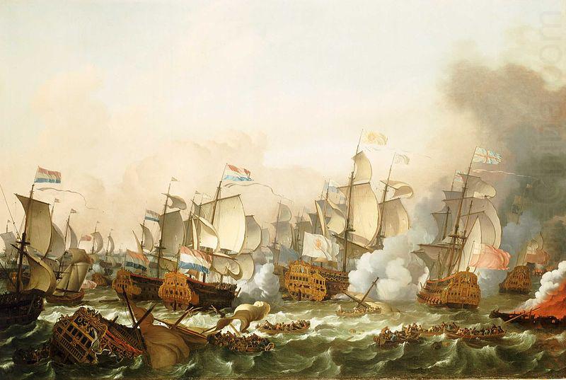 The Battle of Barfleur, 19 May 1692, Ludolf Bakhuizen